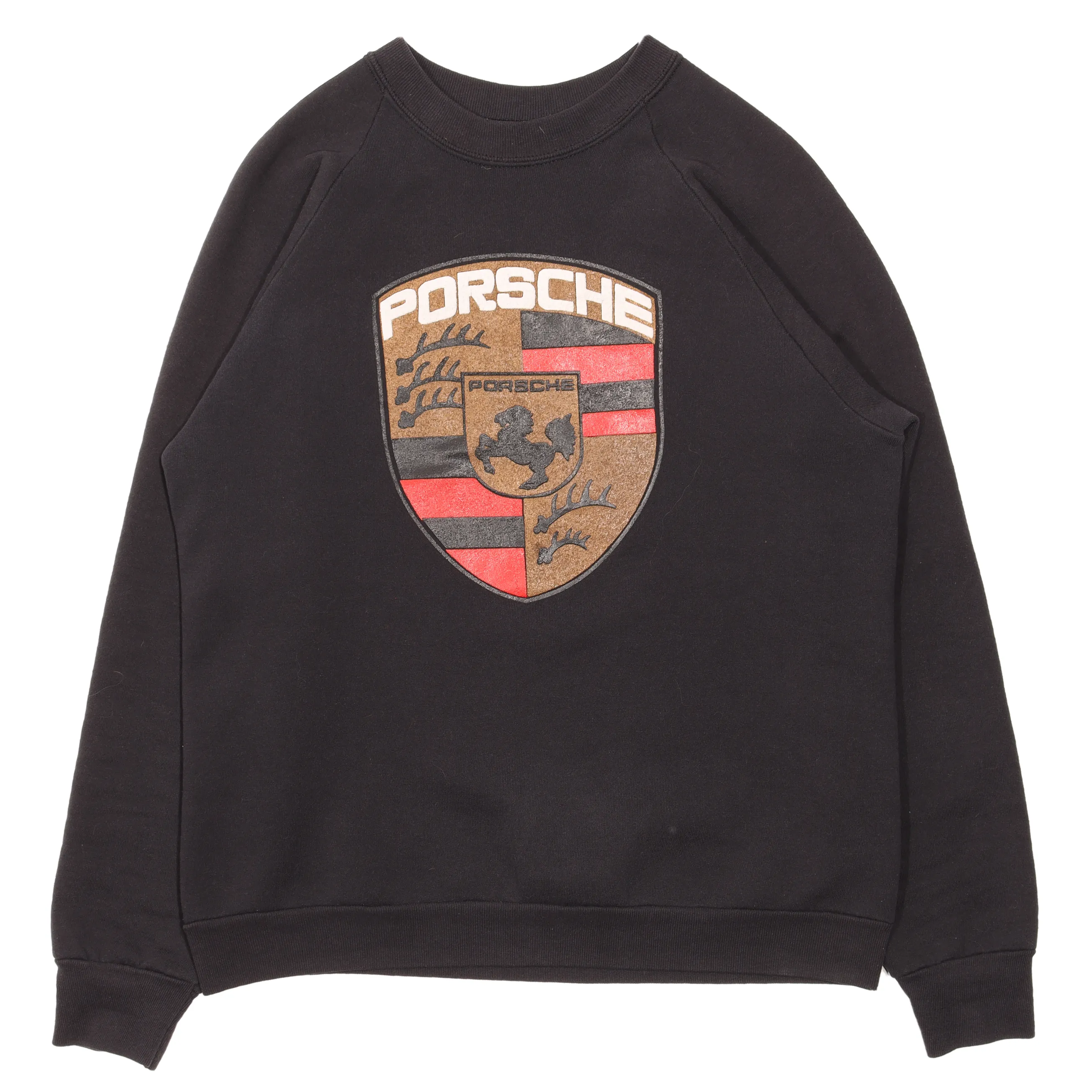 1980's Porsche Puff Print Logo Crewneck