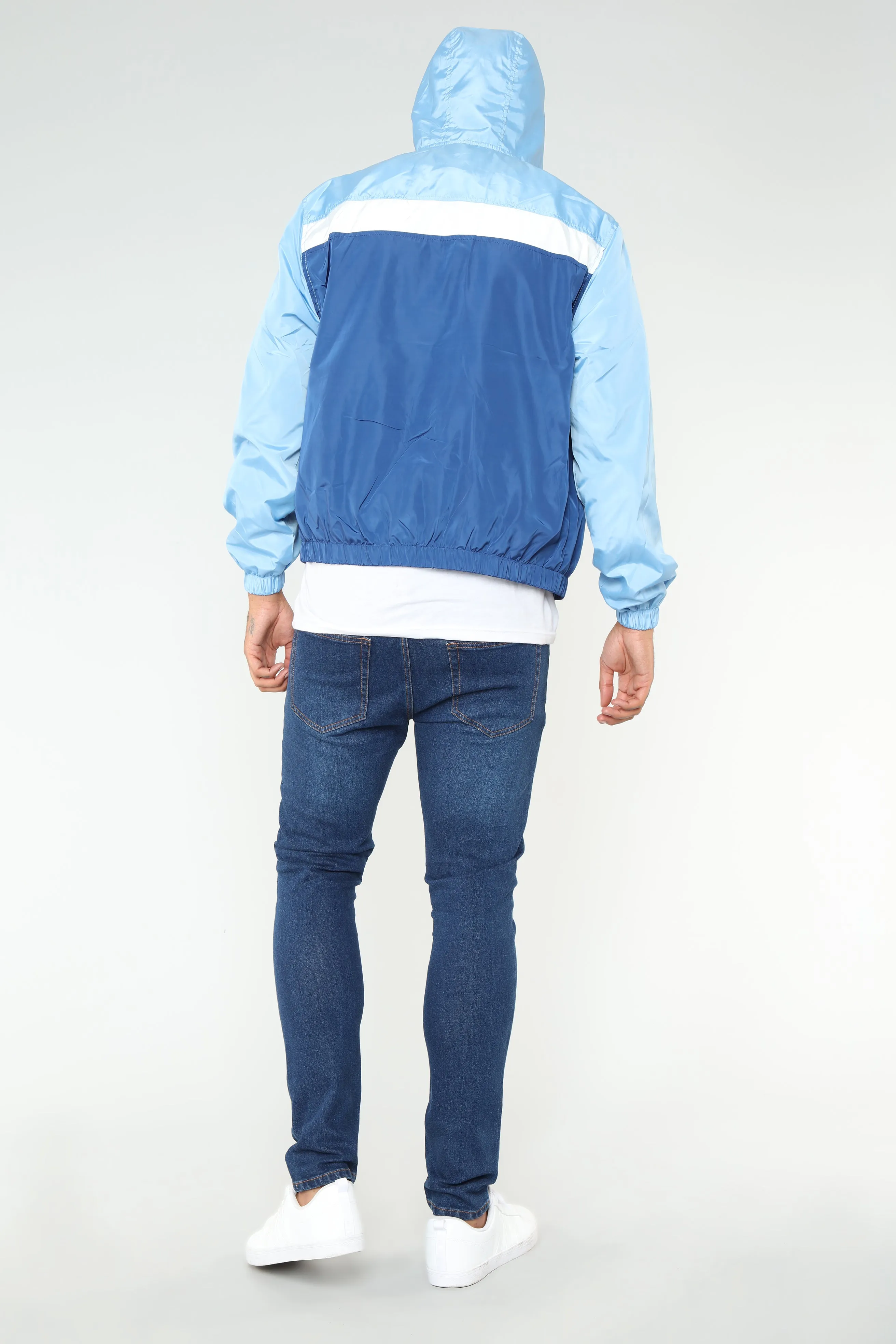 Al Windbreaker Jacket - Blue/combo