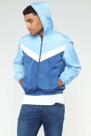 Al Windbreaker Jacket - Blue/combo