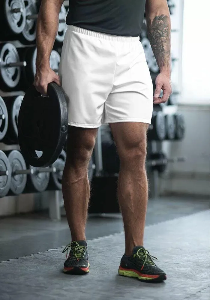 All-Over Print Men's Athletic Long Shorts