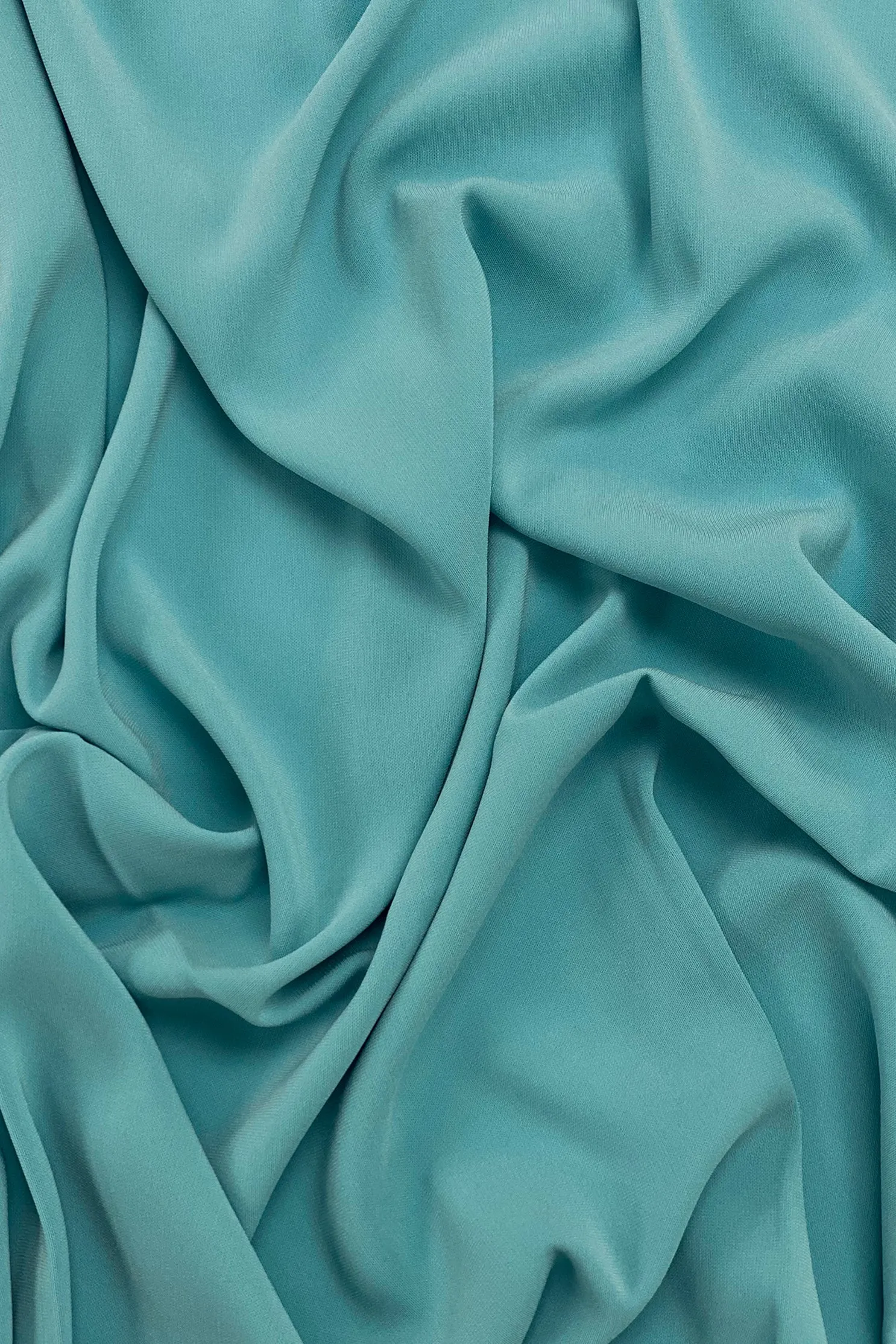 Aqua Triacetate Lightweight Matte Crepe