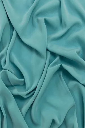 Aqua Triacetate Lightweight Matte Crepe