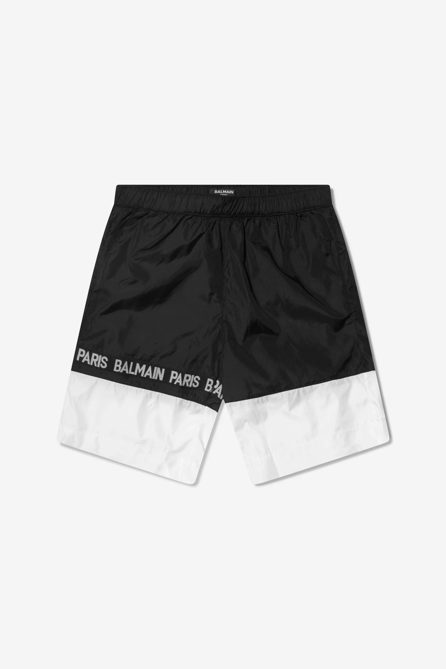 Balmain Boys Colourblock Logo Swim Shorts