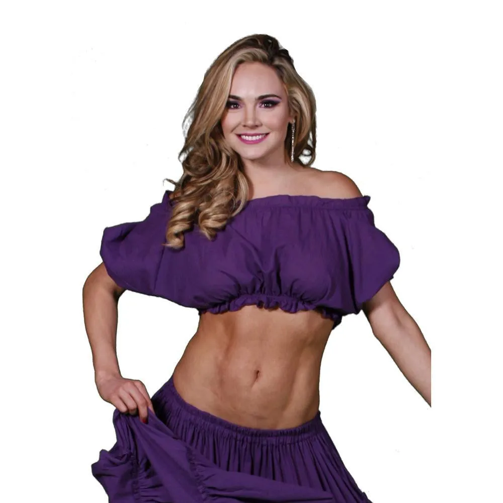 Belly Dance Cotton Balloon Top | ROMA RUFFLE