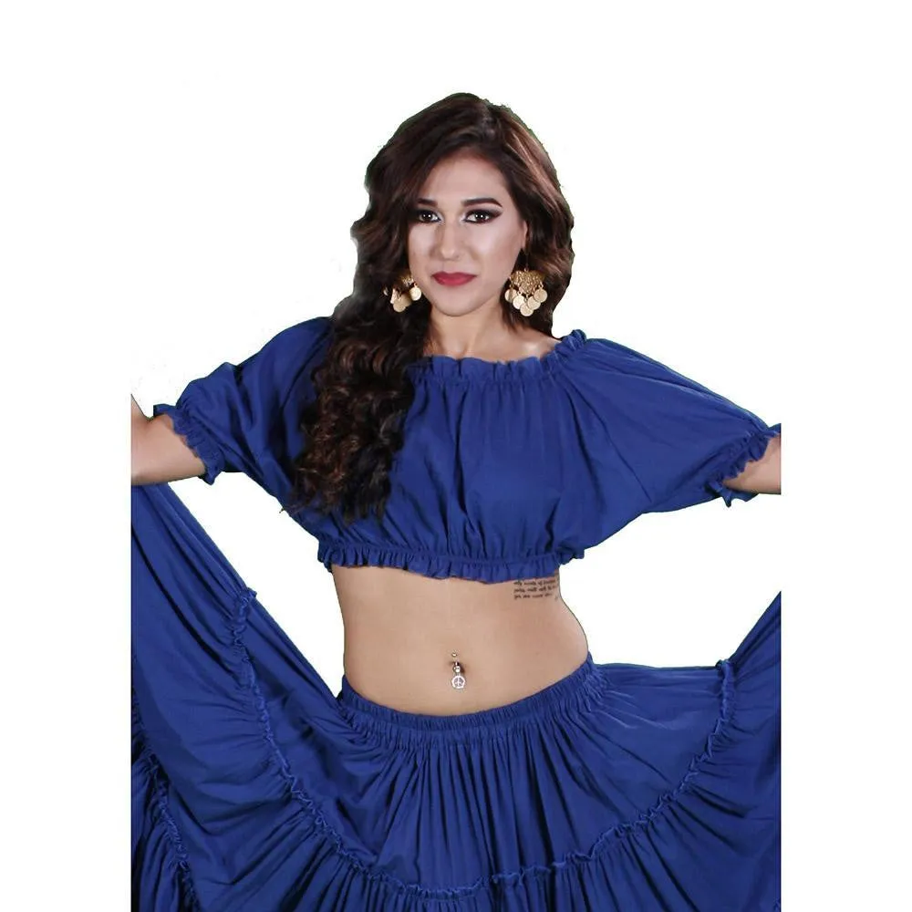 Belly Dance Cotton Balloon Top | ROMA RUFFLE