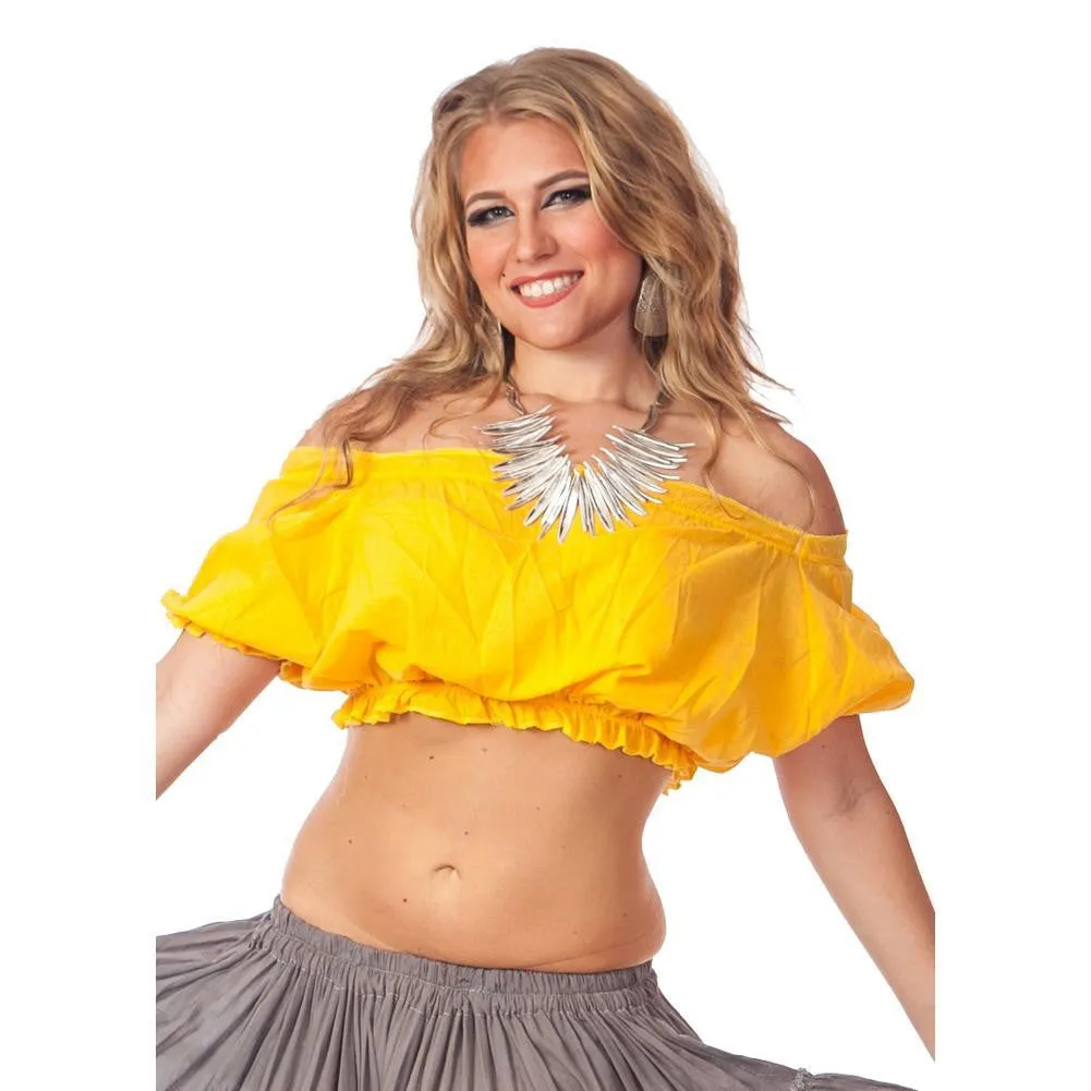 Belly Dance Cotton Balloon Top | ROMA RUFFLE