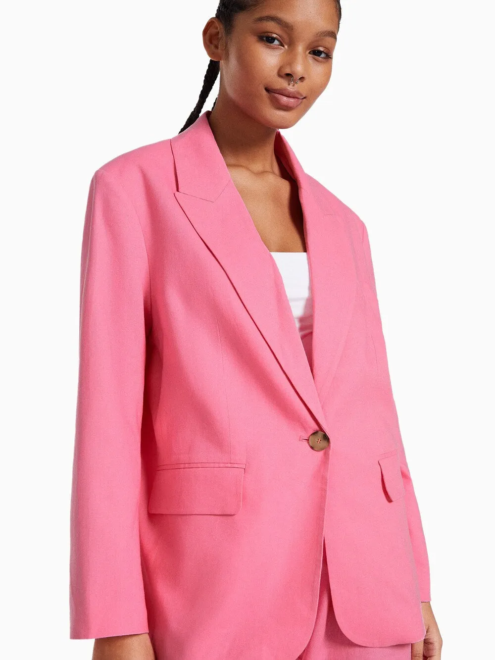 Bershka blazer, fuchsia