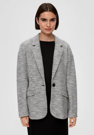 Blazer sliver, black