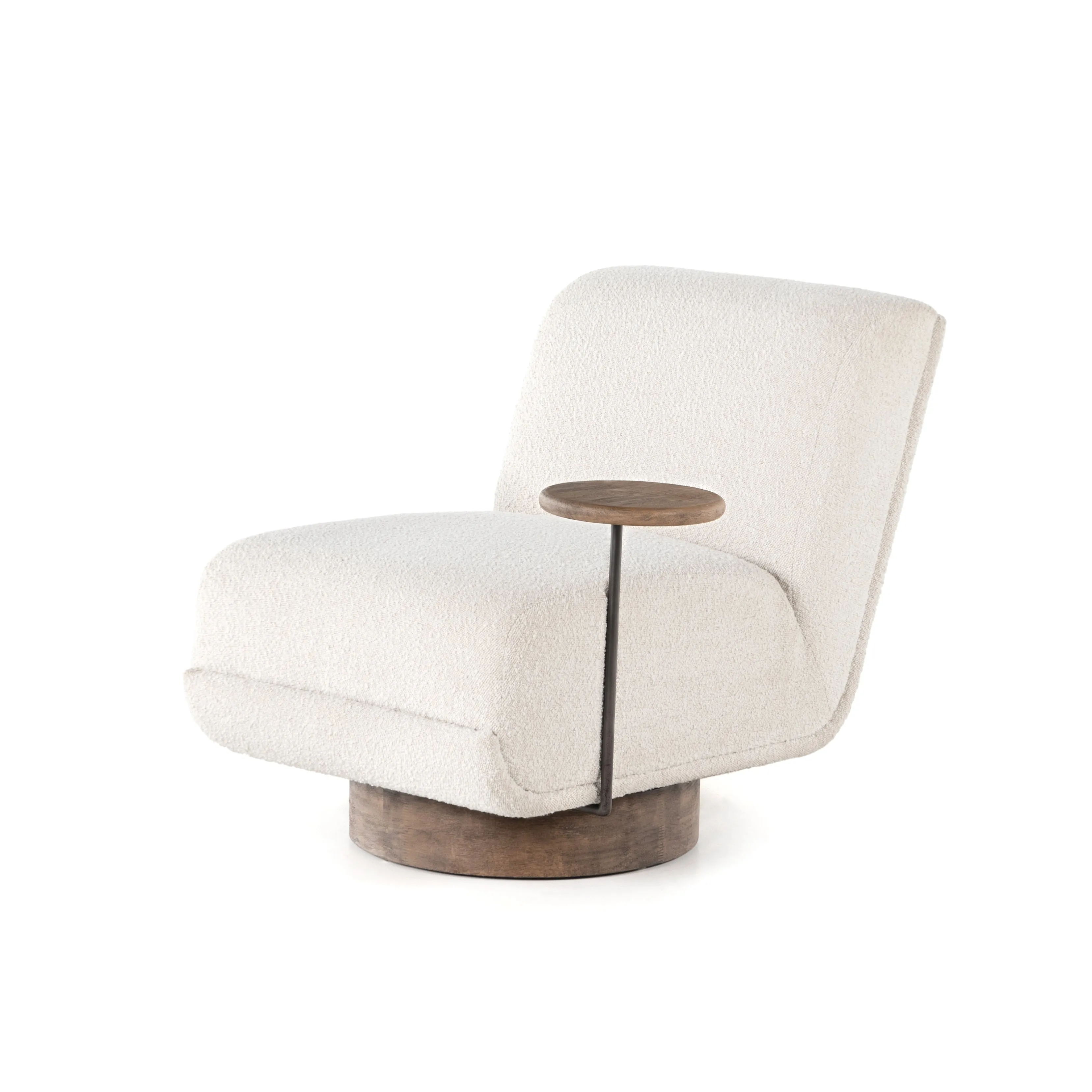 BRONWYN SWIVEL CHAIR  - WHITE