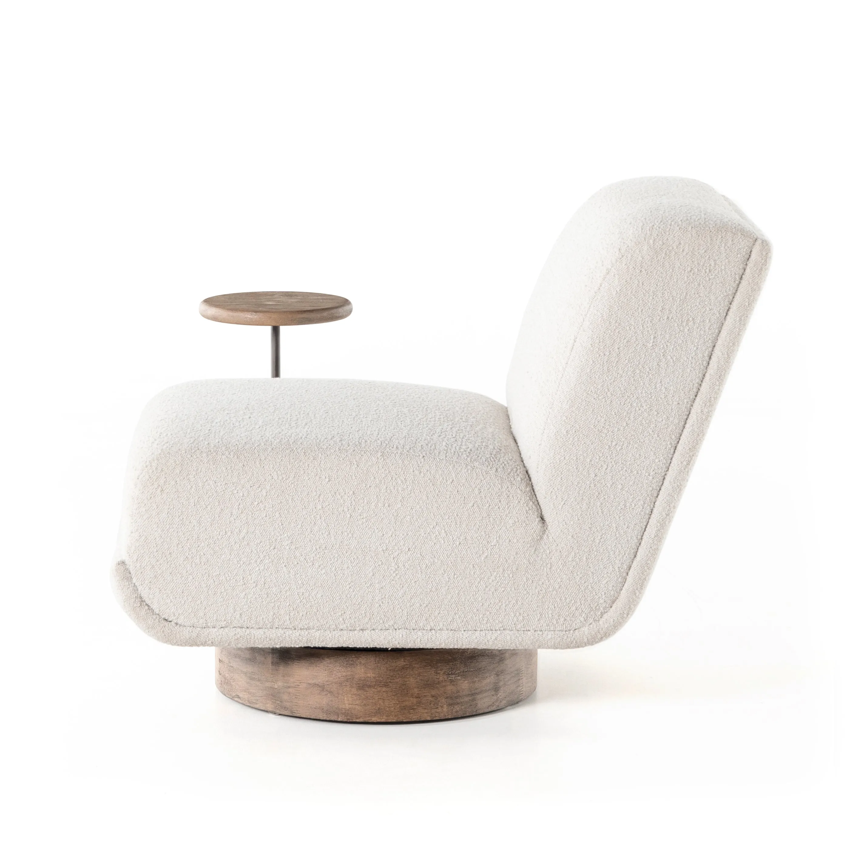 BRONWYN SWIVEL CHAIR  - WHITE