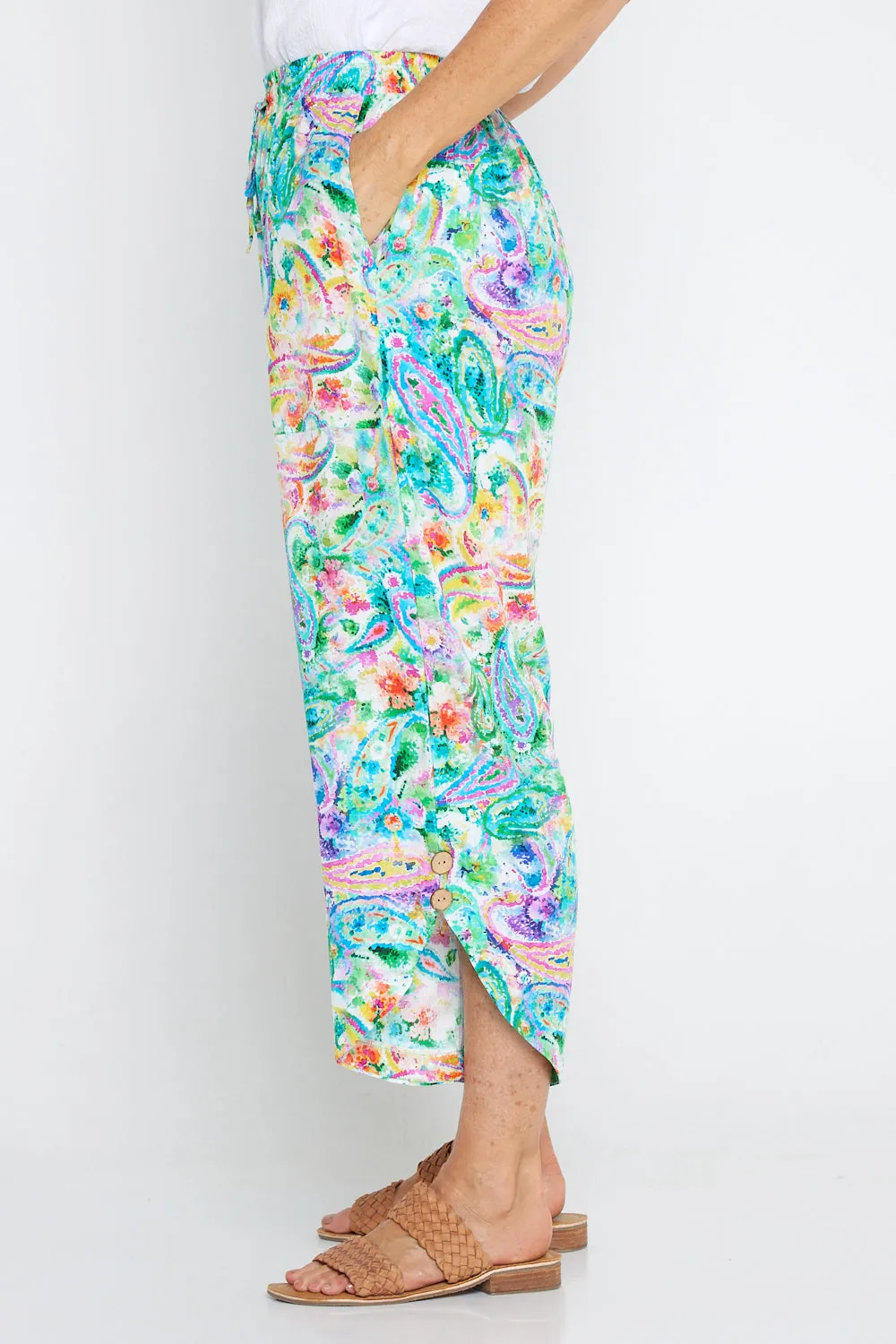 Cartia Pants - Tropical Paisley