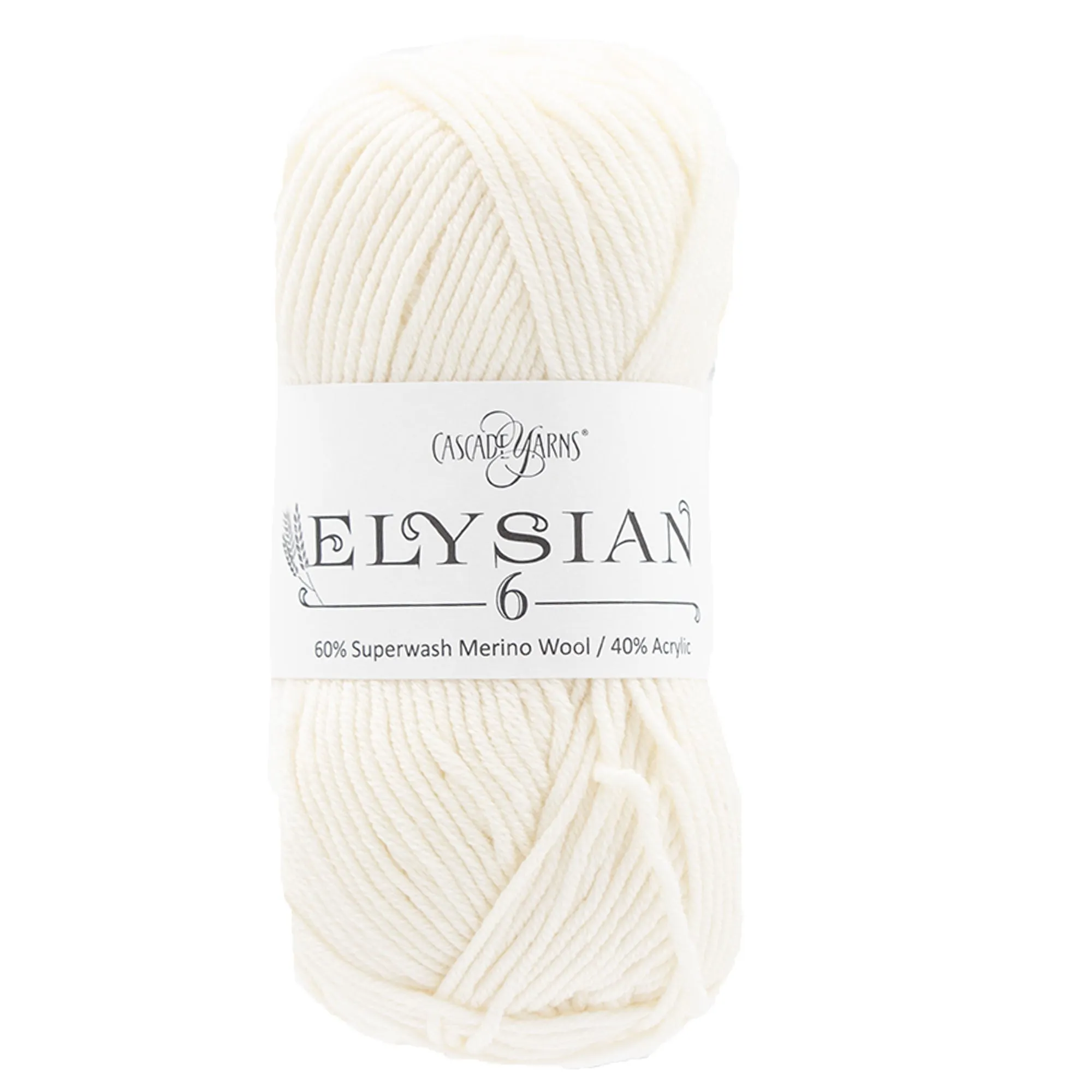 Cascade Yarns Elysian 6 Yarn - 01 White