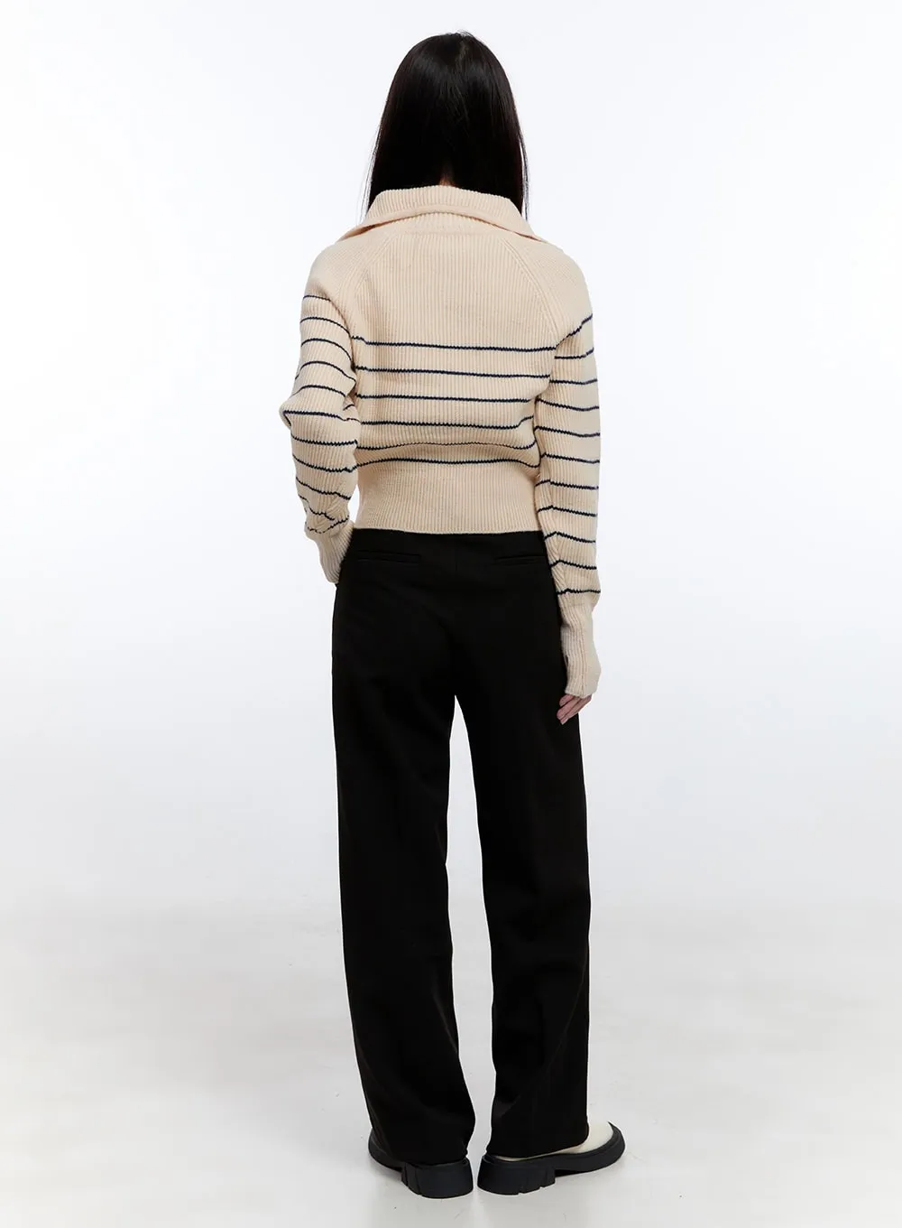 Cozy Warm Pintuck Trousers ON418