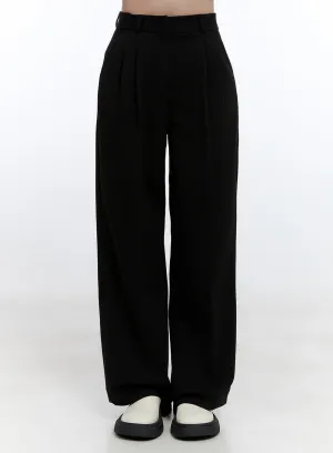 Cozy Warm Pintuck Trousers ON418