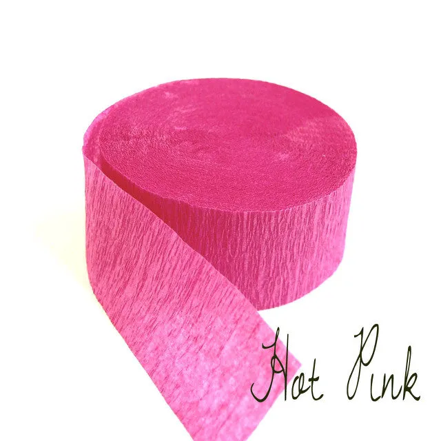 Crepe Paper Streamers (rolls)