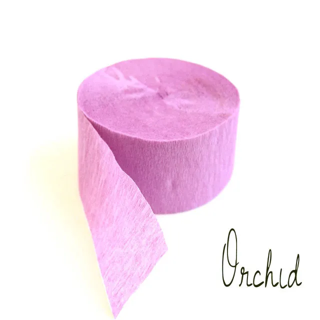 Crepe Paper Streamers (rolls)