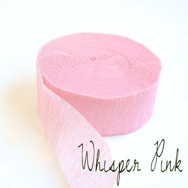 Crepe Paper Streamers (rolls)