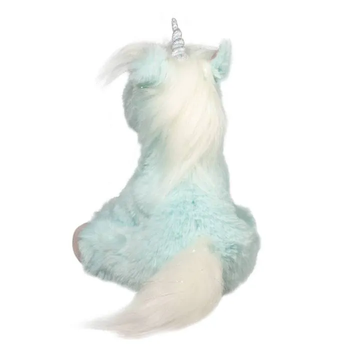 Douglas Mini Soft Bonnie Ice Blue Unicorn 6"