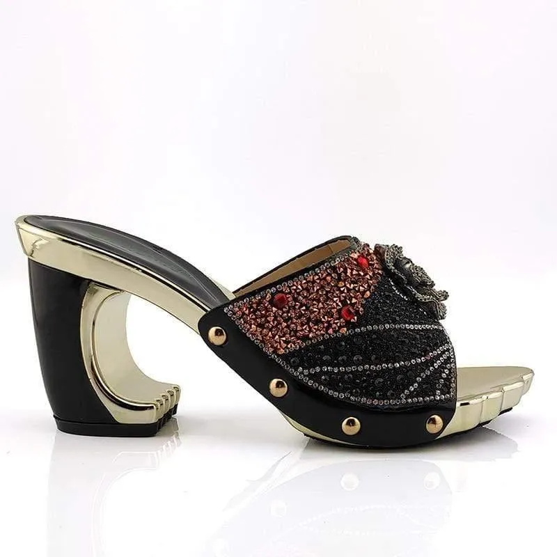 Fashionable Italian Shoes and Bag Set