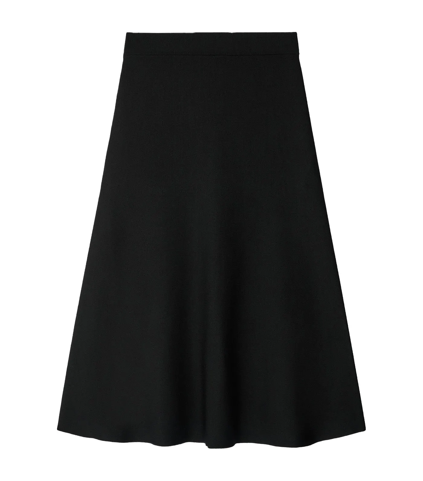 Flared Nylon Skirt