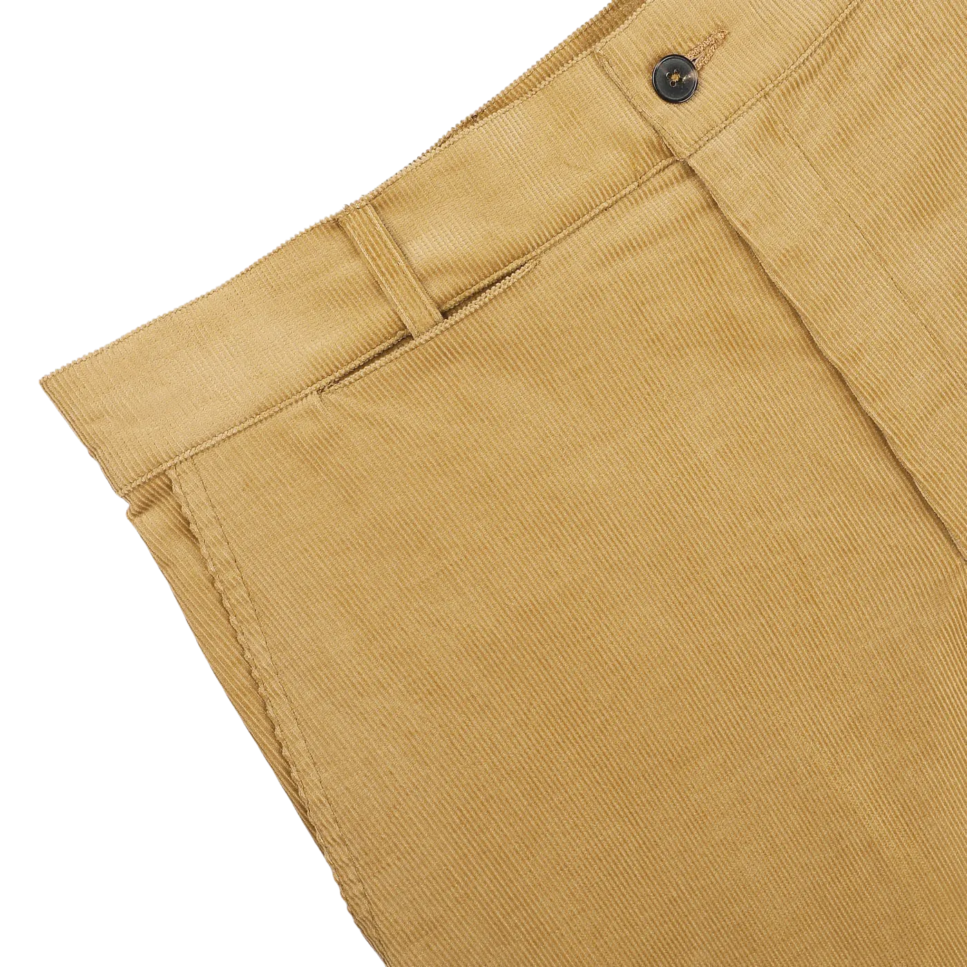 Gold Mustard Cotton Corduroy Balloon Trousers