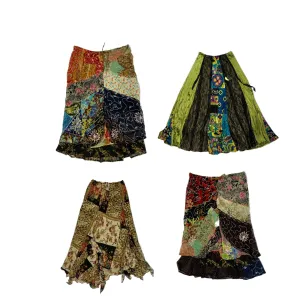 Handcrafted Patchwork y2k unique Skirts (NS-192)