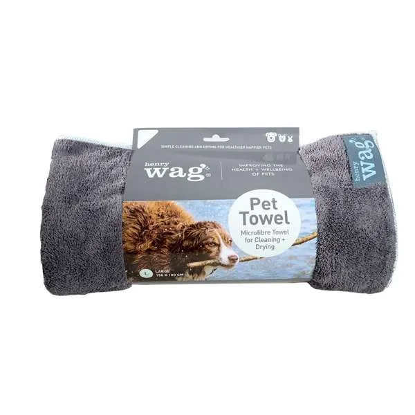 Henry Wag Microfibre Pet Towel