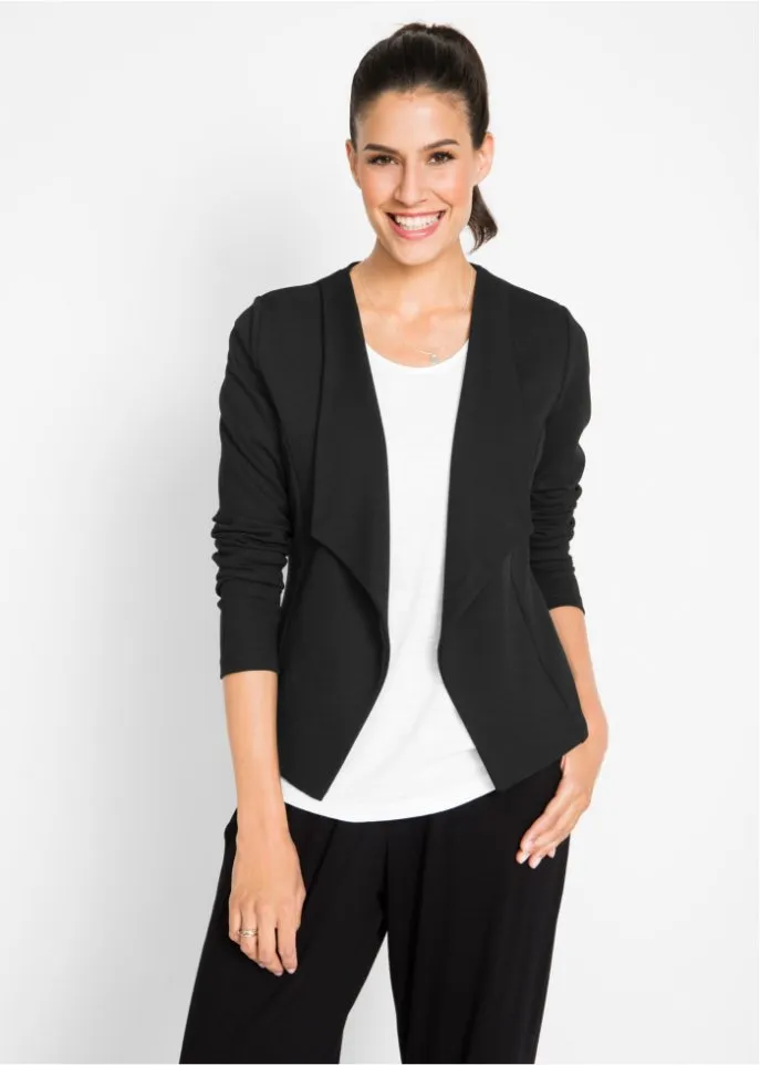 Jacket-shirt Bpc Bonprix Collection, black