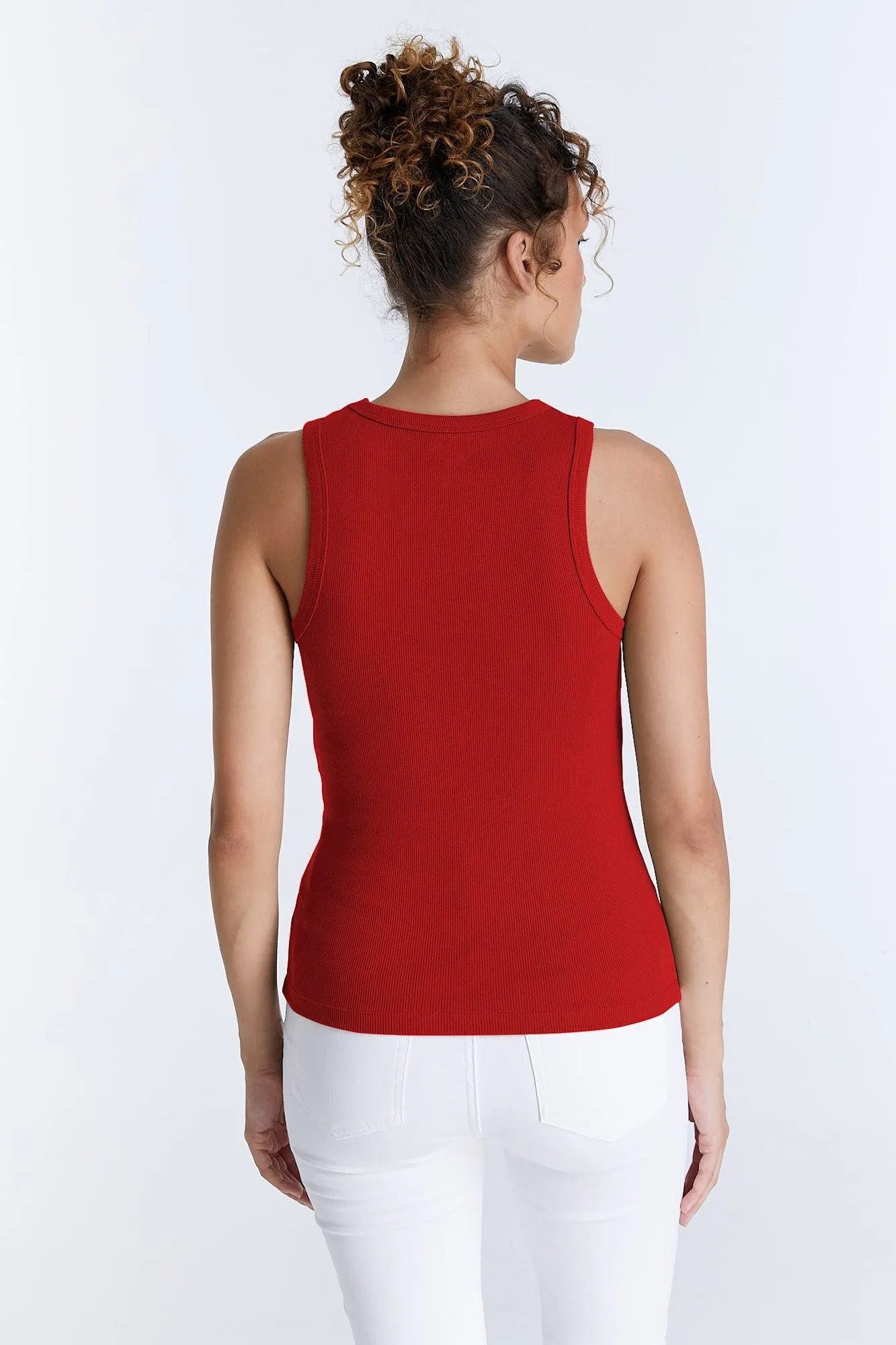 Liv Crew Neck Tanktop Red