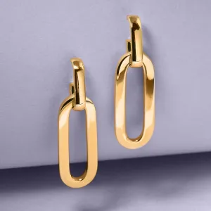 Lusciously Large Gold Earrings