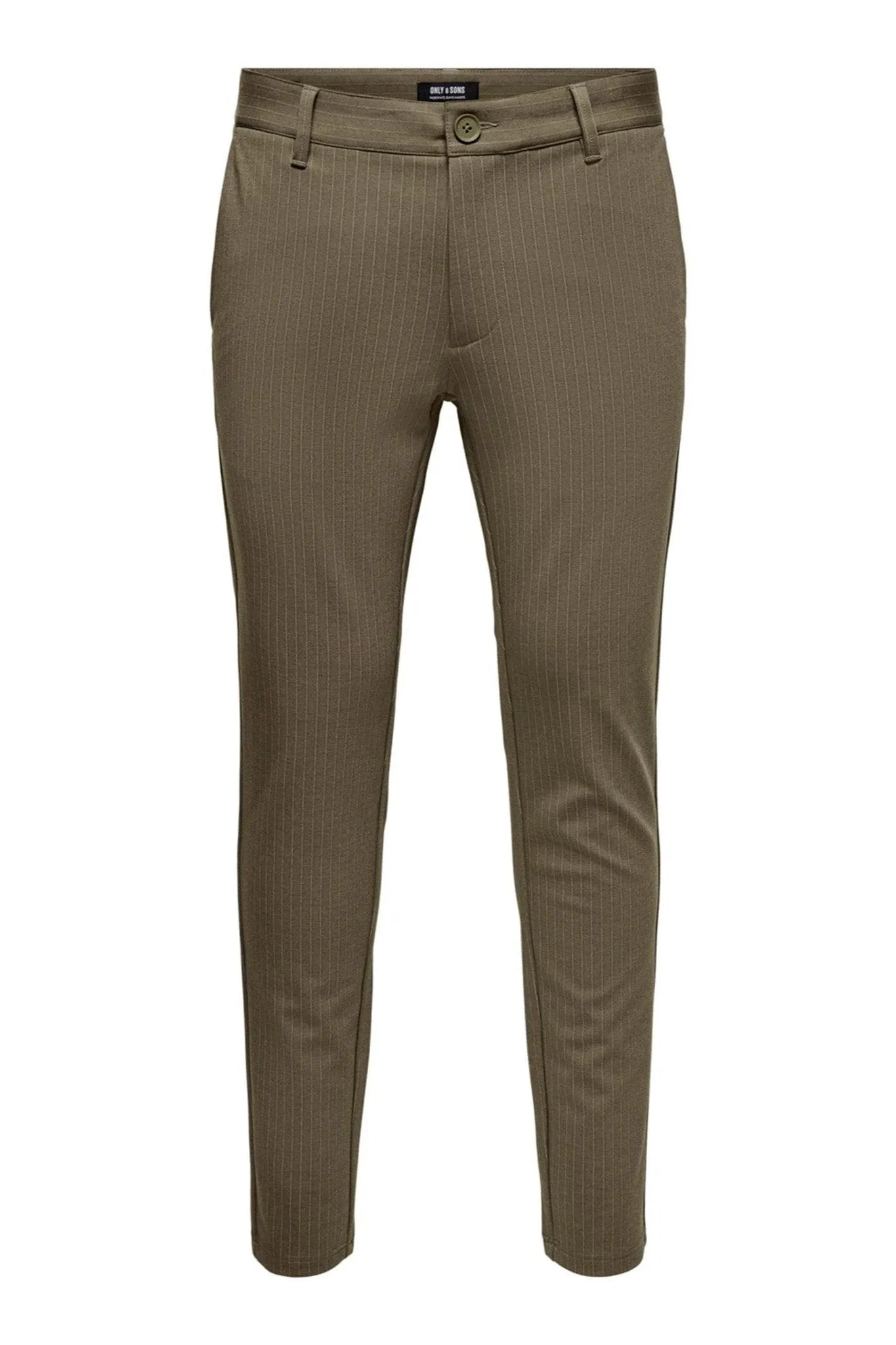 Mark Striped Trousers - Canteen/Chinchilla