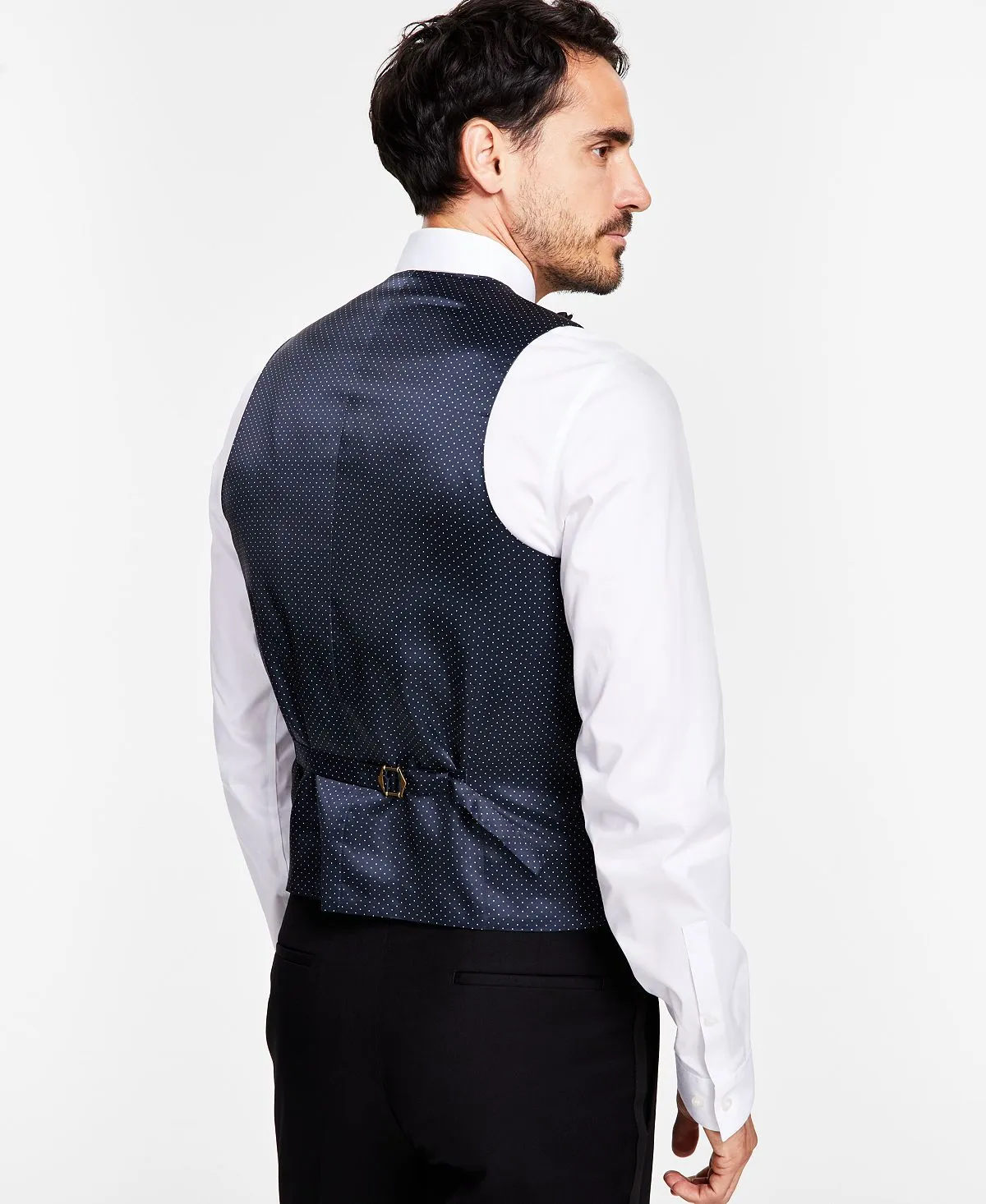 Men's fitted stretch tuxedo vest Alfani