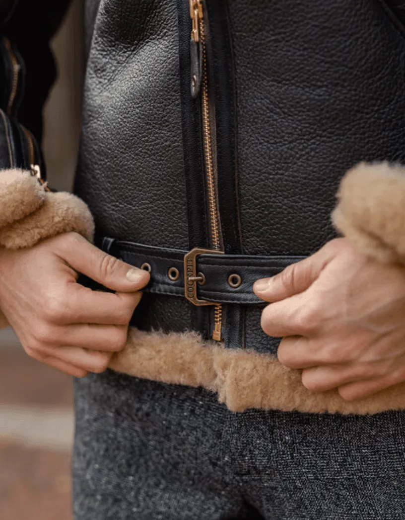 Mens RAF Sheepskin Bomber Jacket