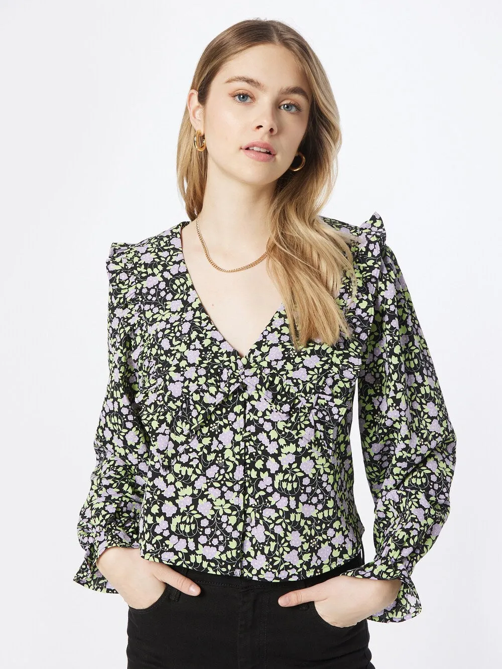 Monki blouse, lilac