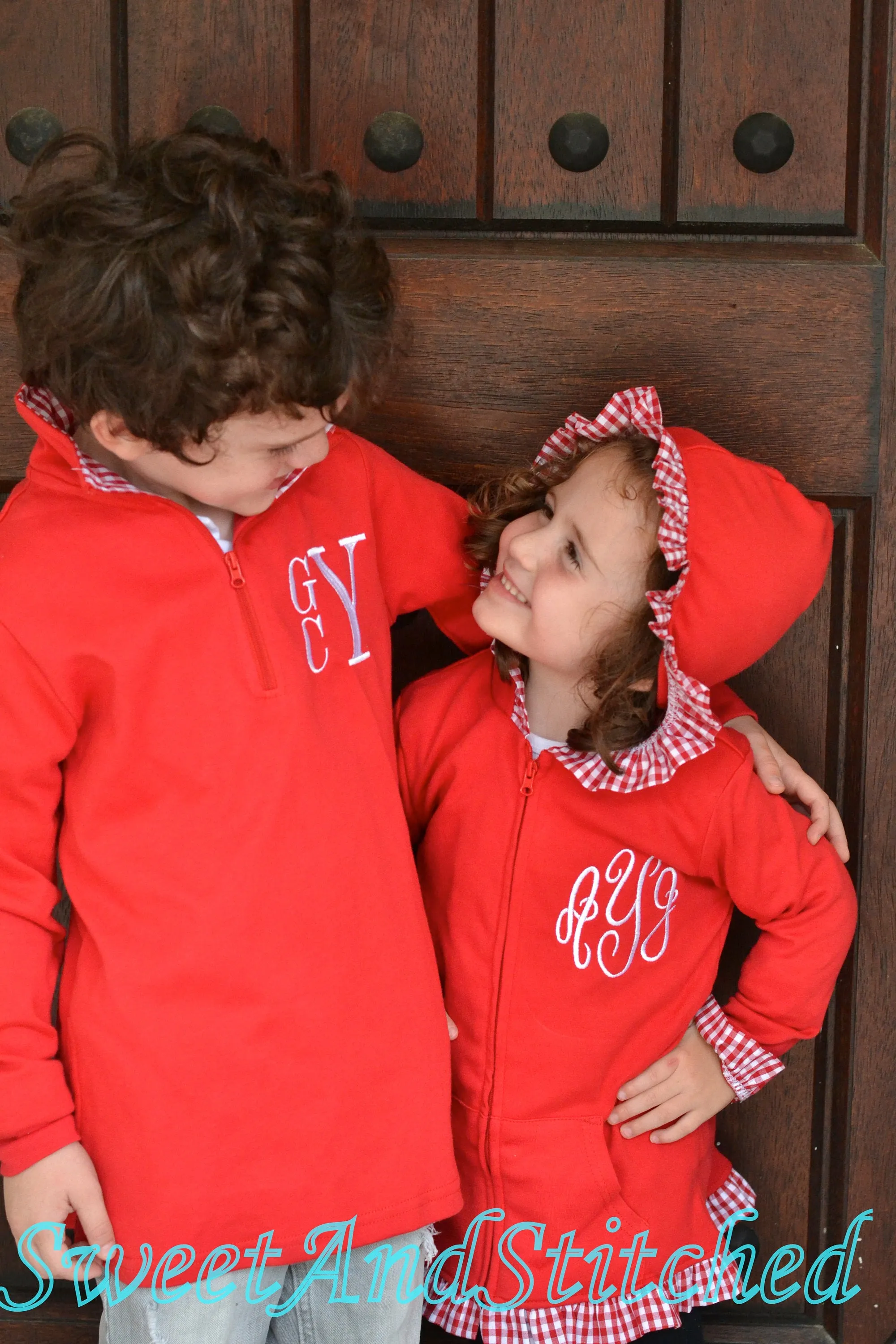 Monogrammed Boys Jacket, Monogrammed pullover sweatshirt for boys