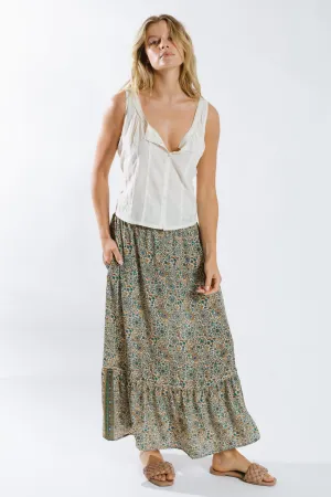 Moulika Maxi Flounce Skirt