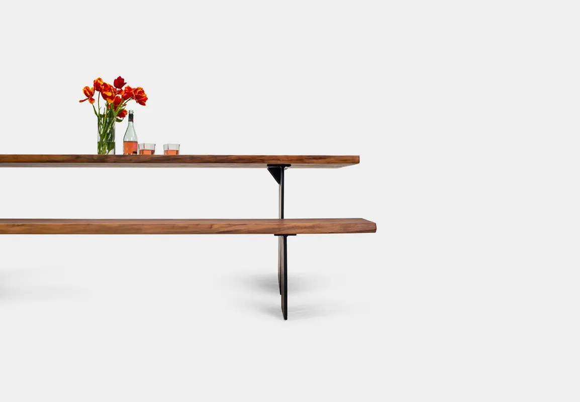 ORPHELIA | Walnut Dining Bench