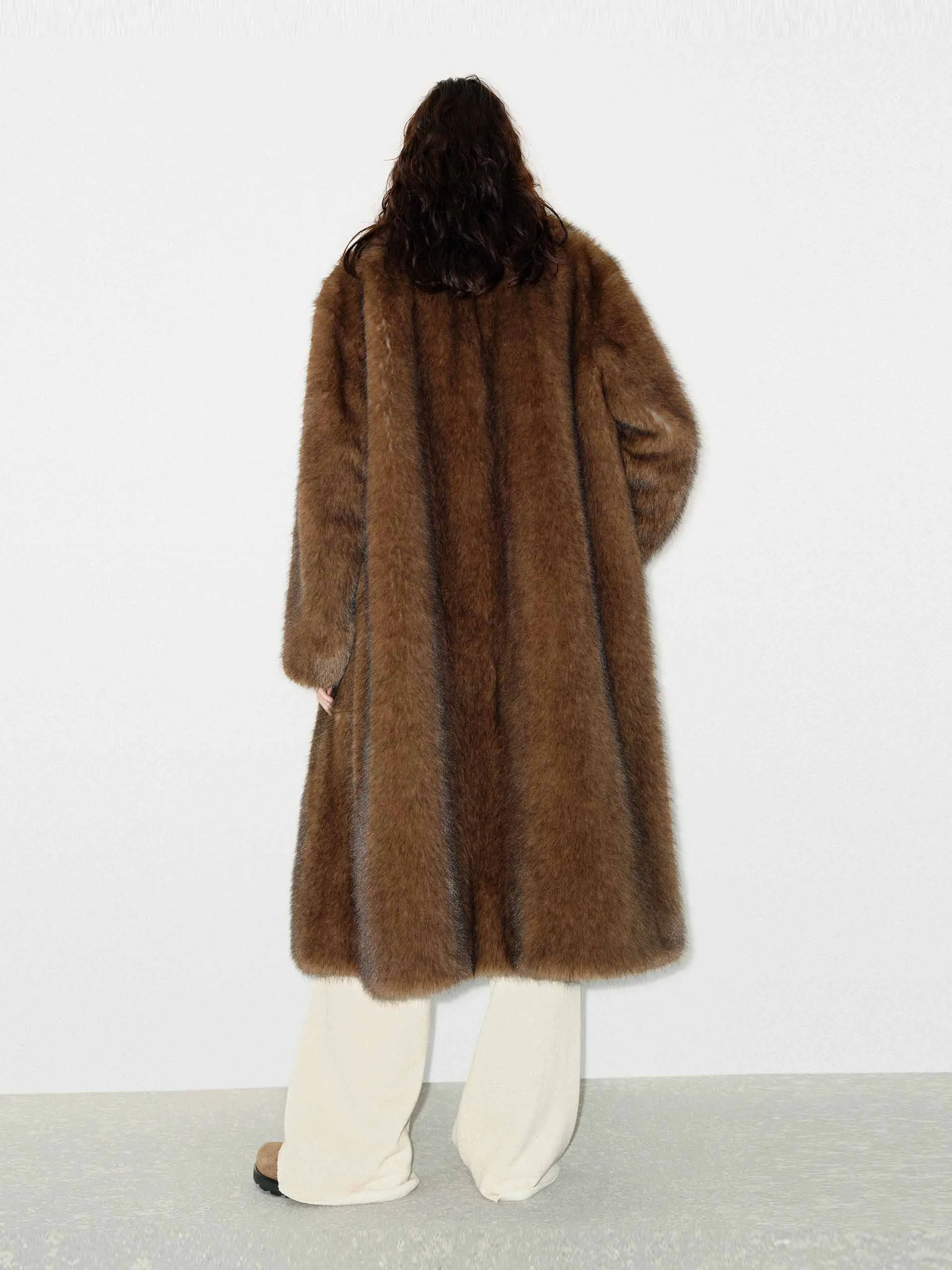 Oversized Faux Fur Coat