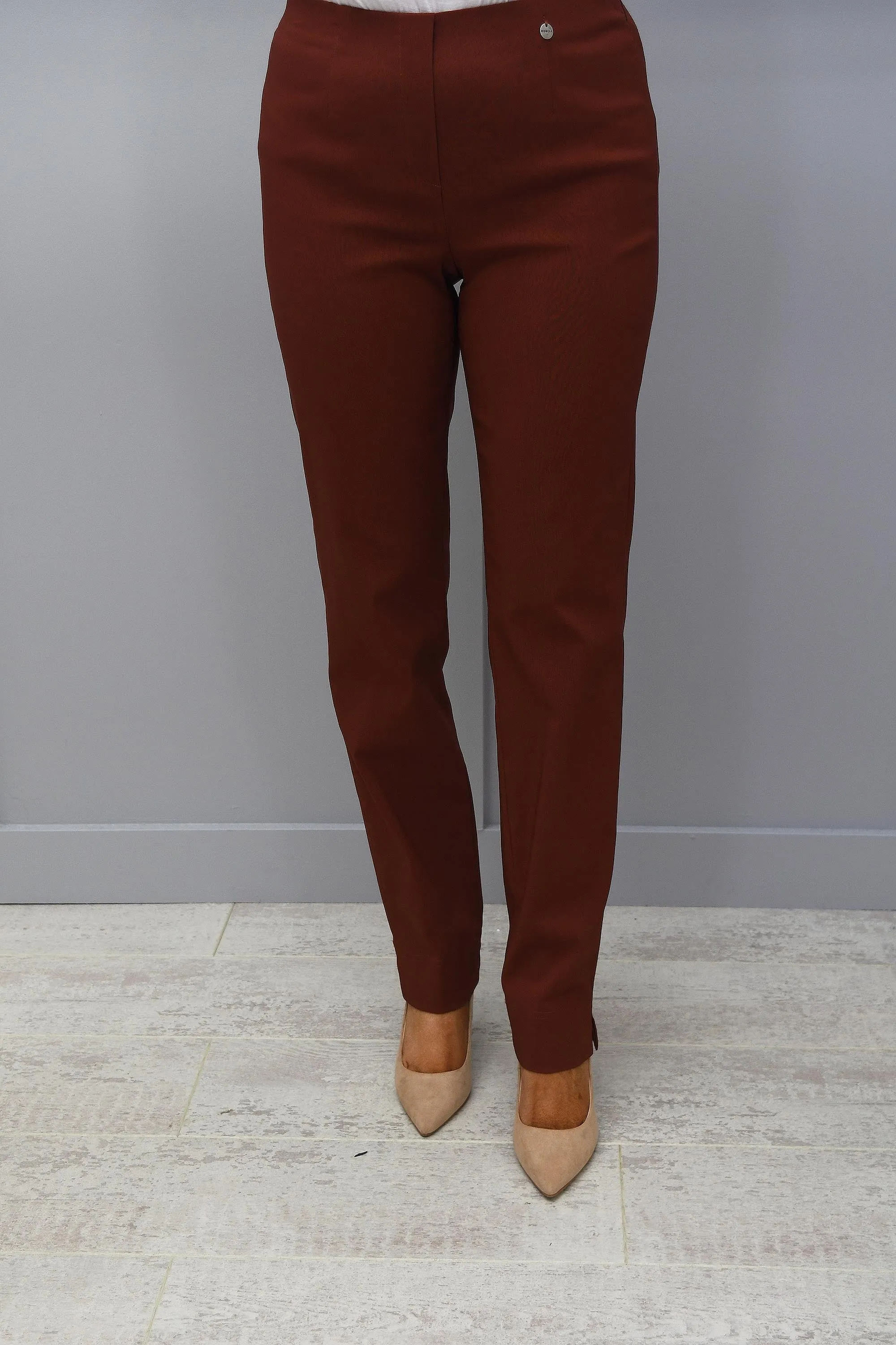 Robell Marie Full Length Trousers Copper 290 - 51412 5499 290