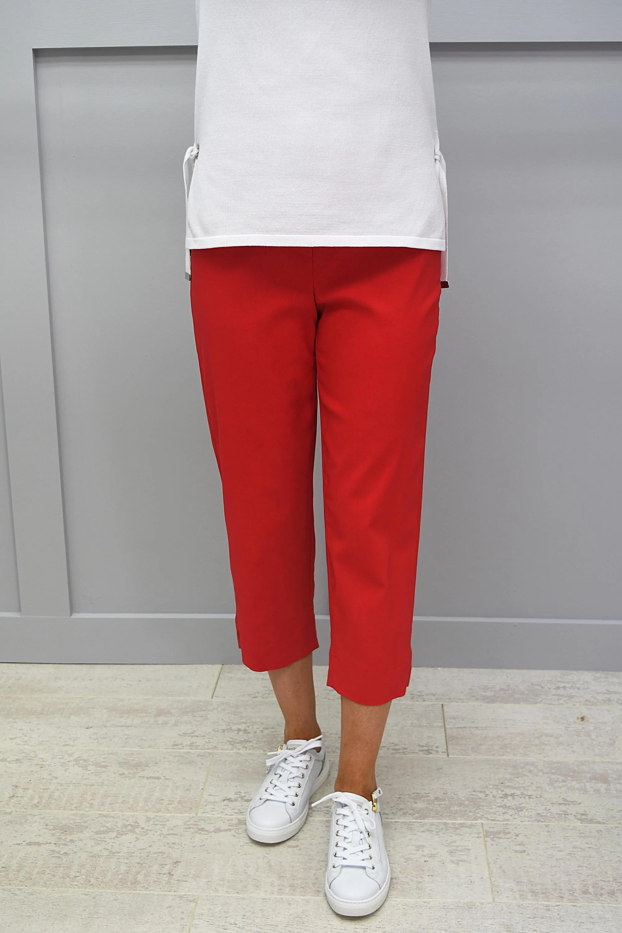 Robell Marie Red Cropped Trousers - 51576 5499 40