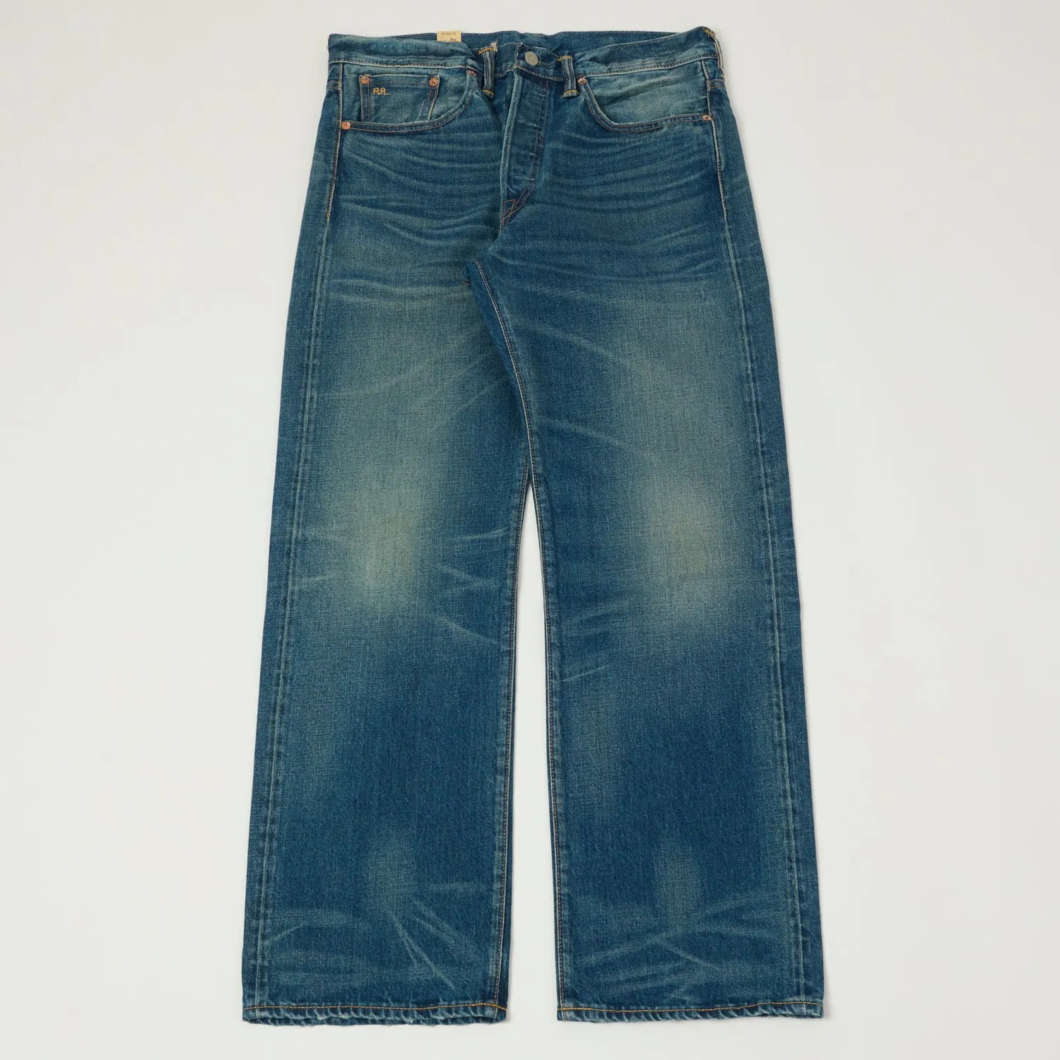 RRL 5-Pocket Selvedge Jean - Heavy 'Grandfalls' Wash