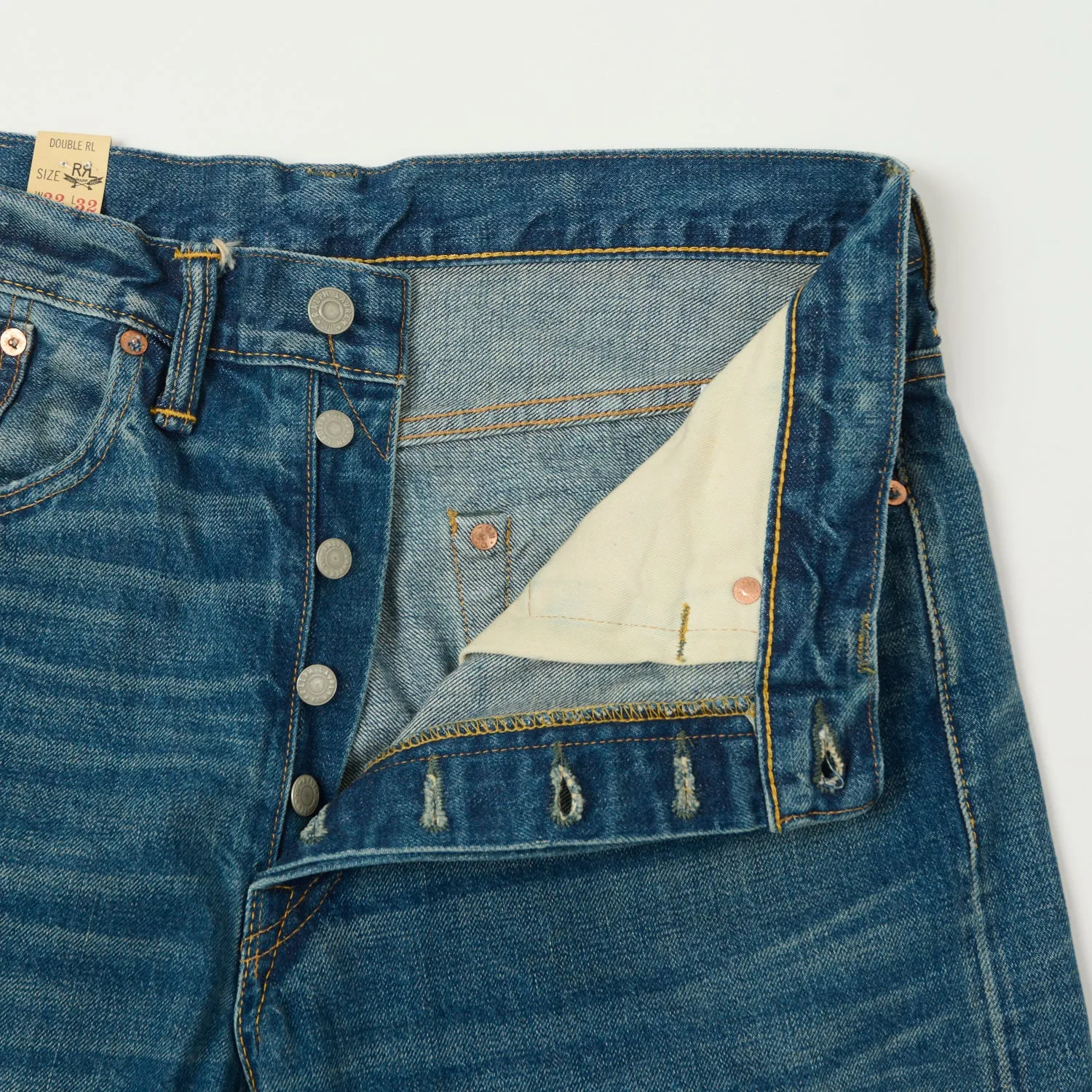 RRL 5-Pocket Selvedge Jean - Heavy 'Grandfalls' Wash