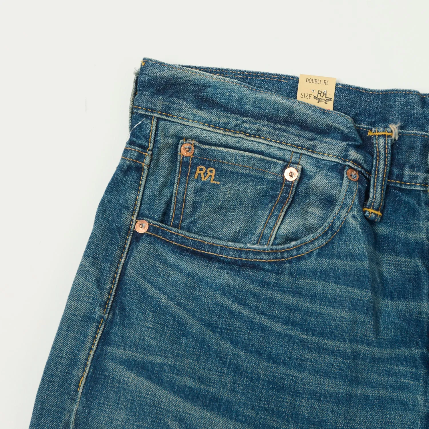 RRL 5-Pocket Selvedge Jean - Heavy 'Grandfalls' Wash