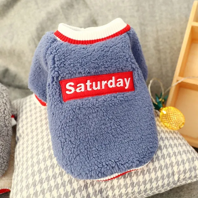 Saturday Softies - warm weekend  pet sweaters!!