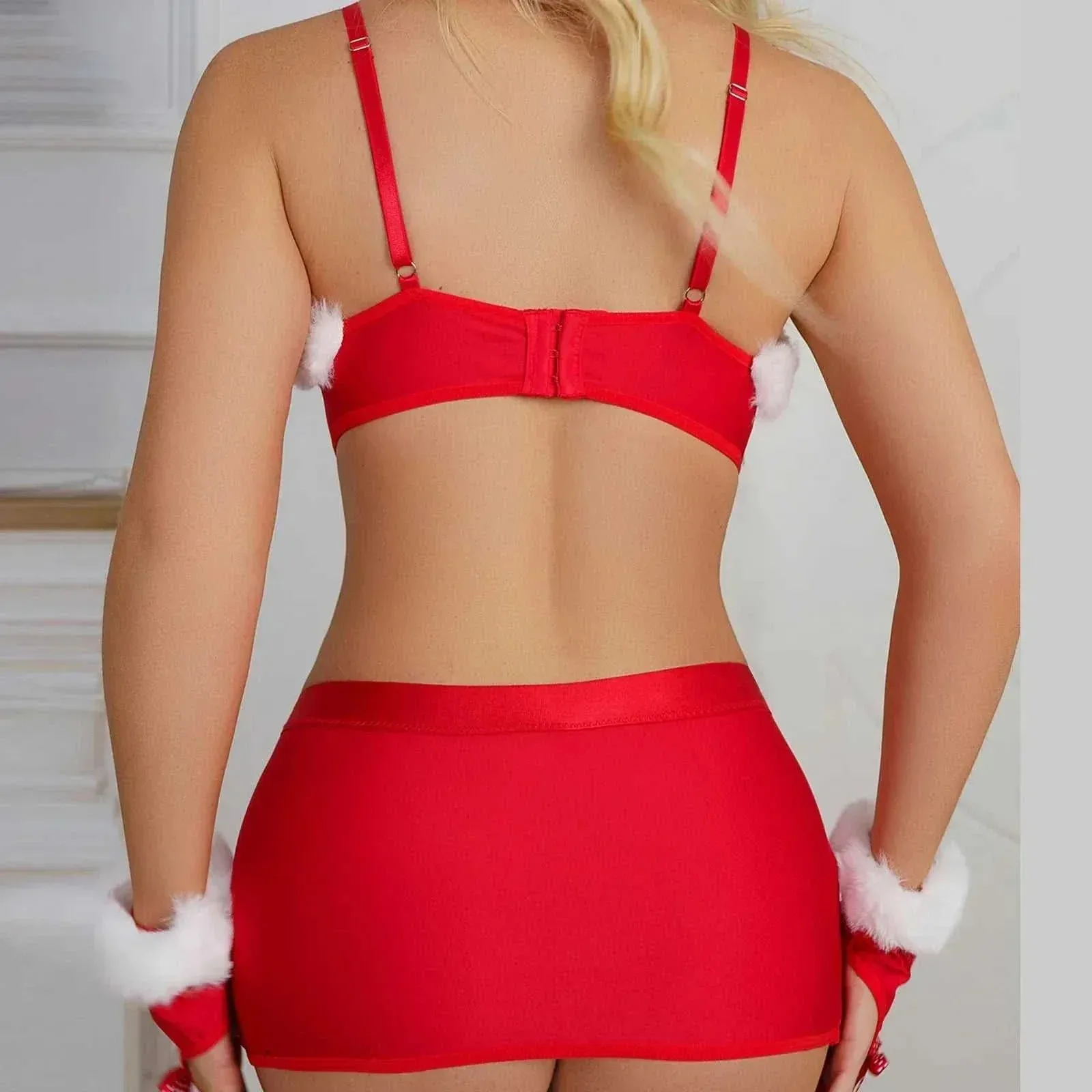 Sexy Elf Costumes for Women - Christmas Sexy Lingerie, Bra, Skirt Suit