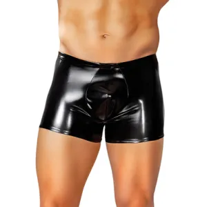 Shorts with Zipper - S - Black