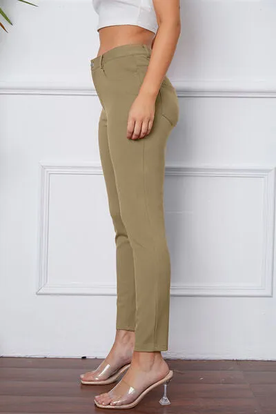 StretchyStitch Pants by Basic Bae - TRENDSI