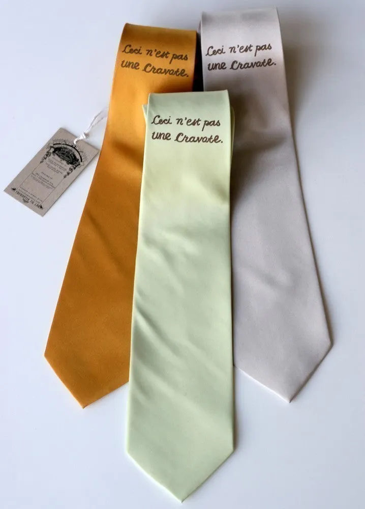 This is Not a Tie Silk Necktie