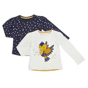 Toddler Fashion Tops - Pack Of 2 (Gold)