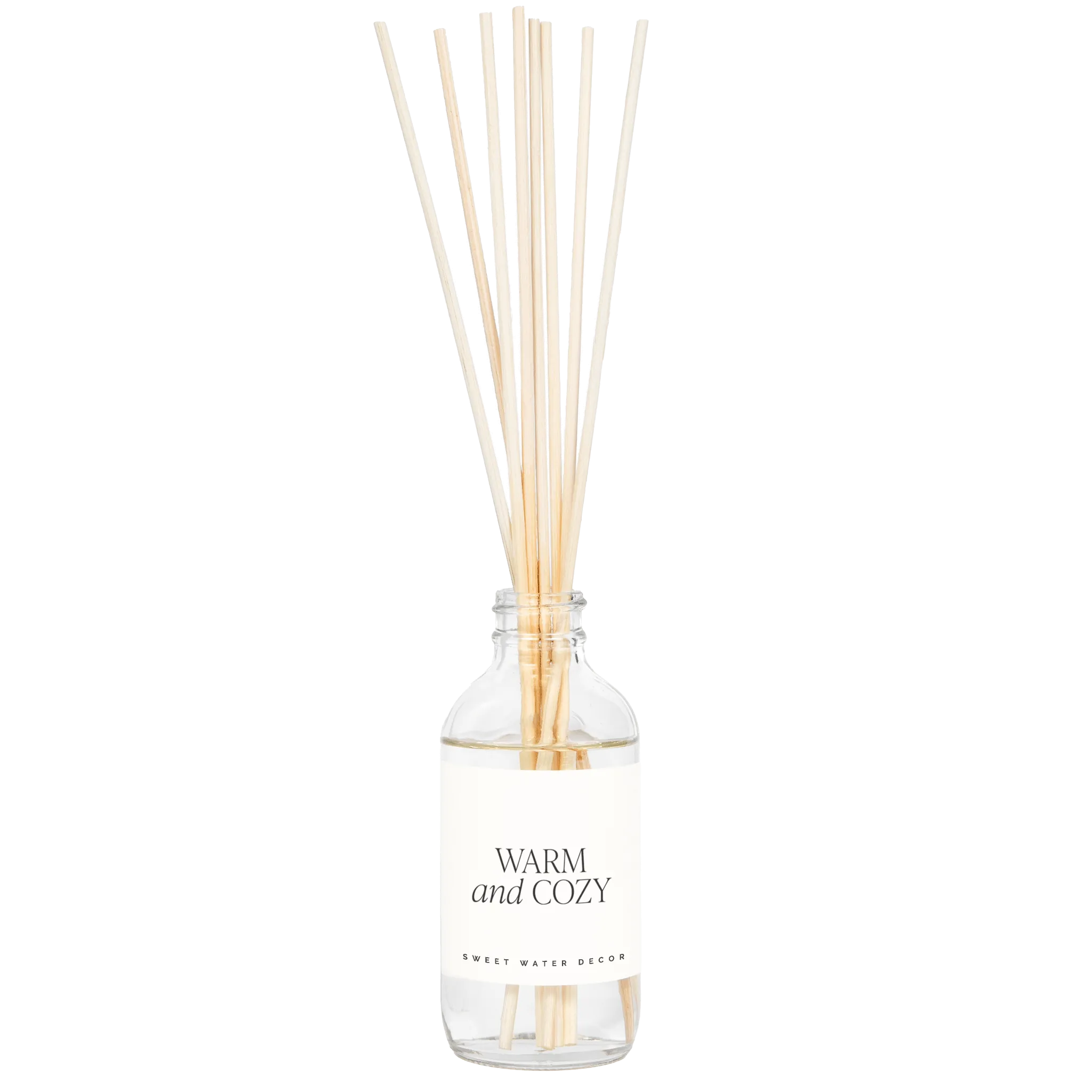 Warm and Cozy Clear Reed Diffuser